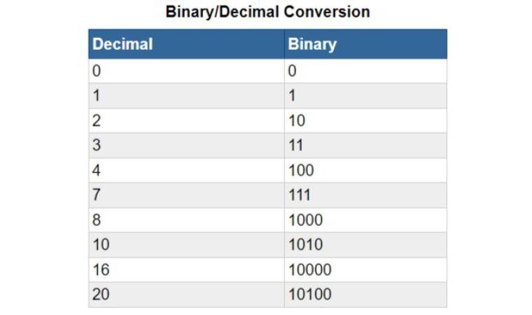 Binary Decimal Conversion